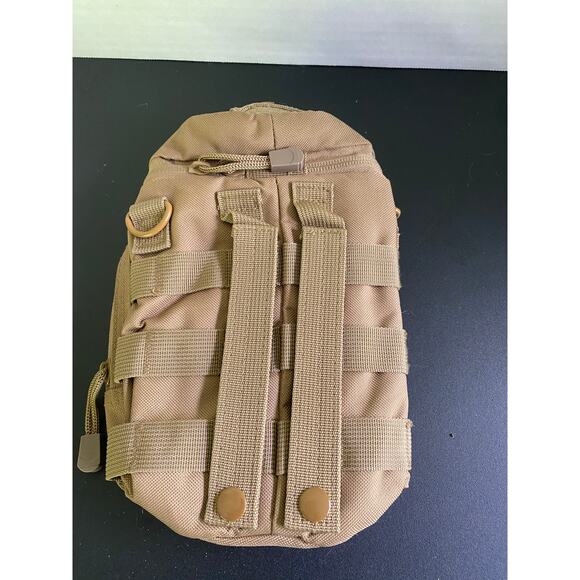 Insulated Tan Water Bottle Holder with MOLLE Attachment - Picture 3 of 4